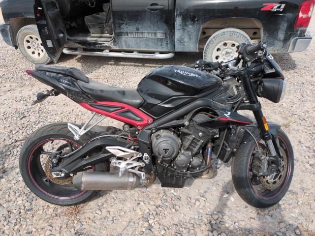  Salvage Triumph Motorcycle Street