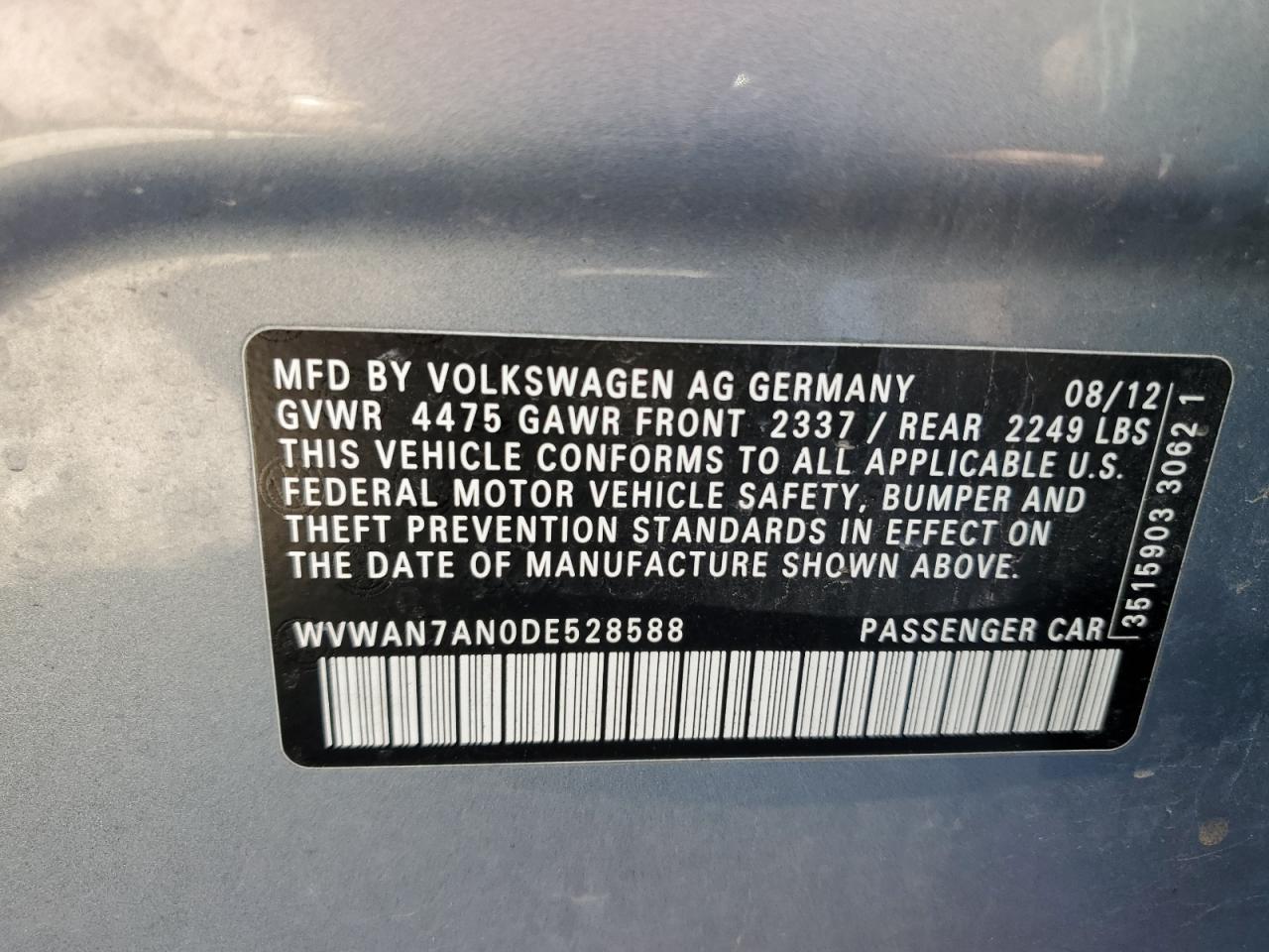 Volkswagen CC Sport Image 5