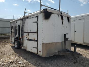  Salvage Pace American Trailer Enc
