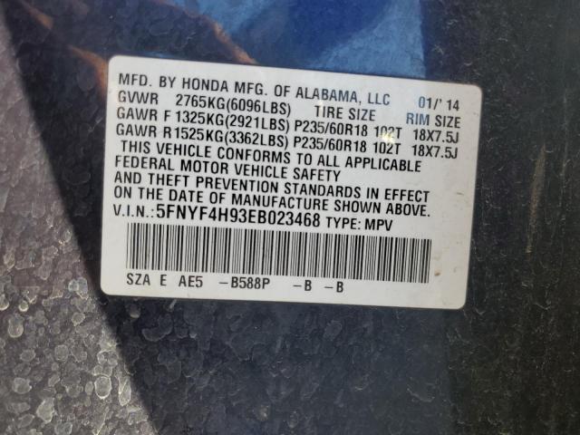 Honda Pilot Touring Image 9