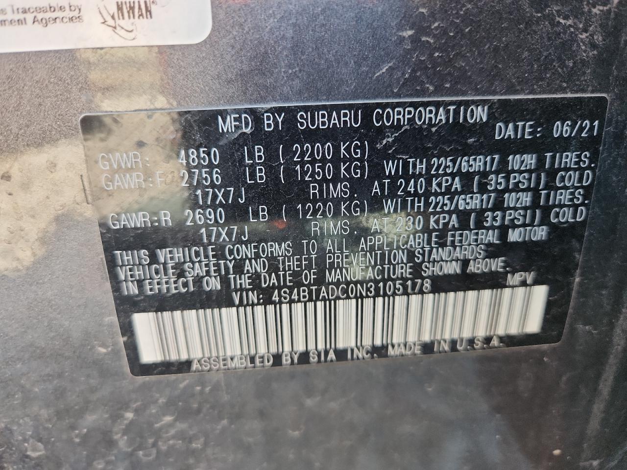 Subaru Outback Premium Image 8