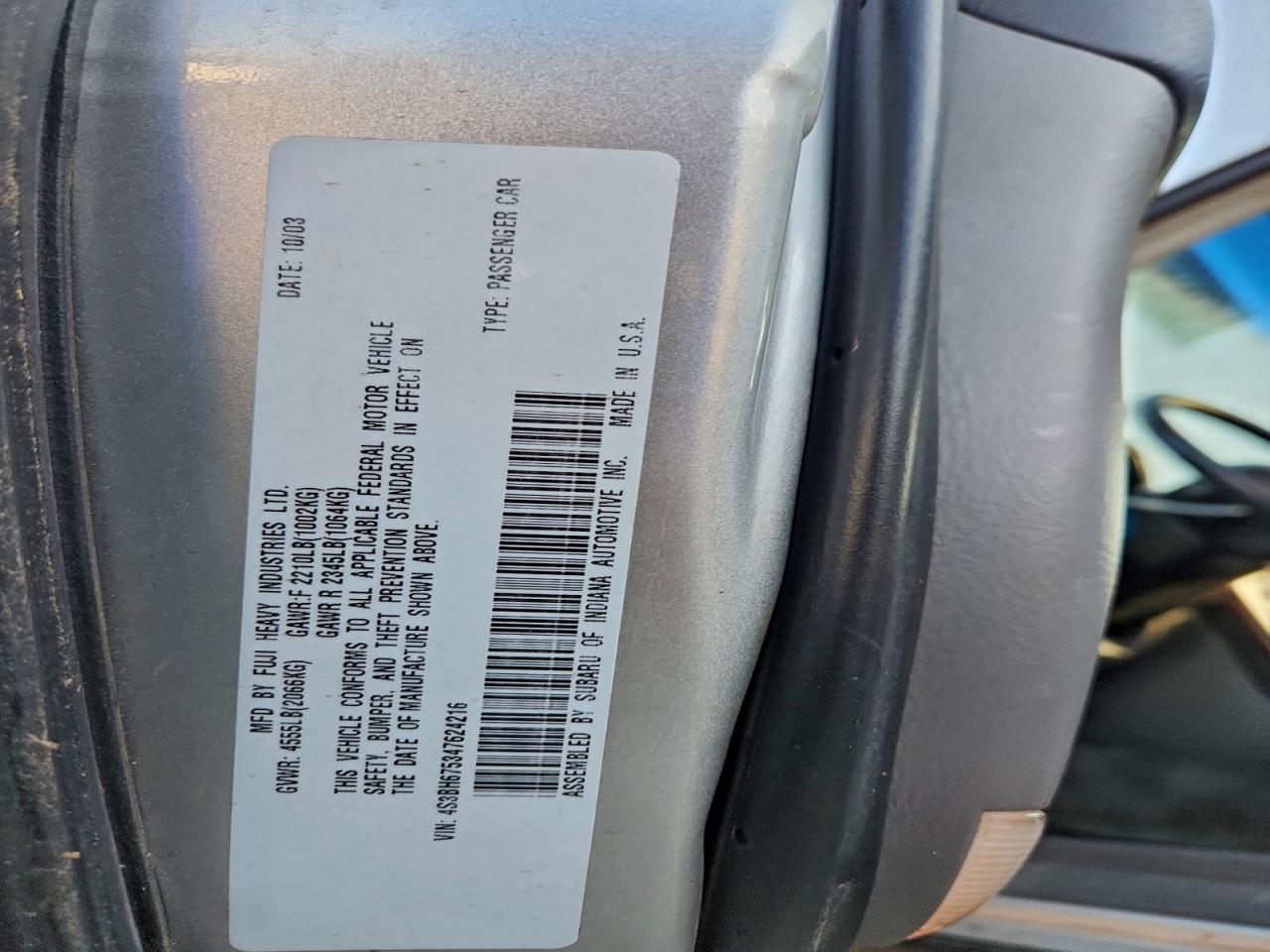 Subaru Legacy Outback Awp Image 11