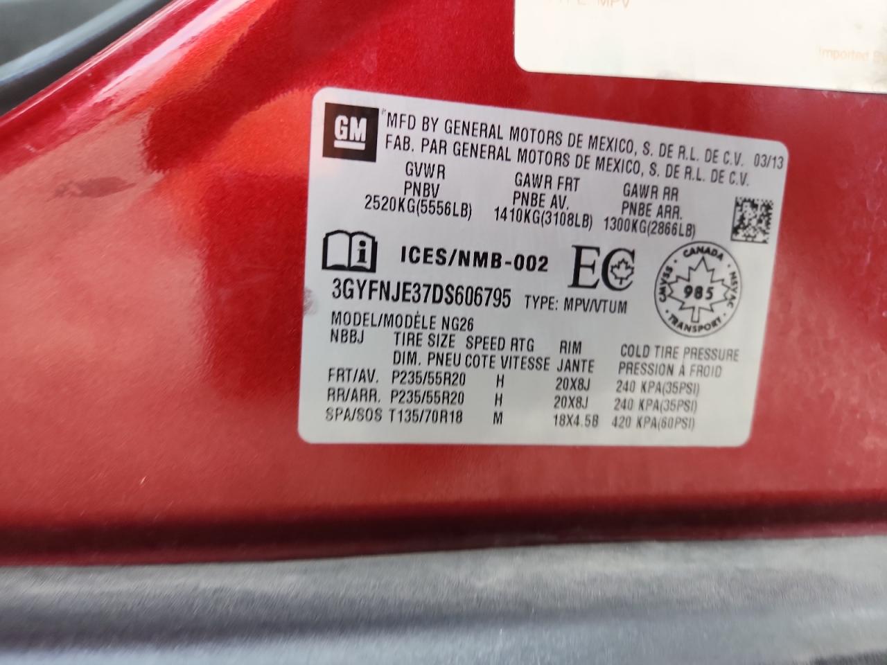 Cadillac SRX Premium Collection Image 12