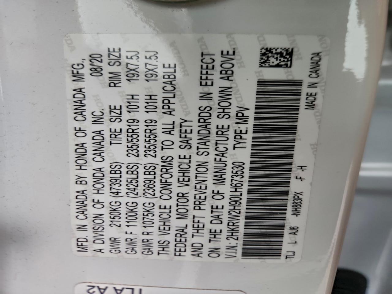 Honda Crv Touring Image 13