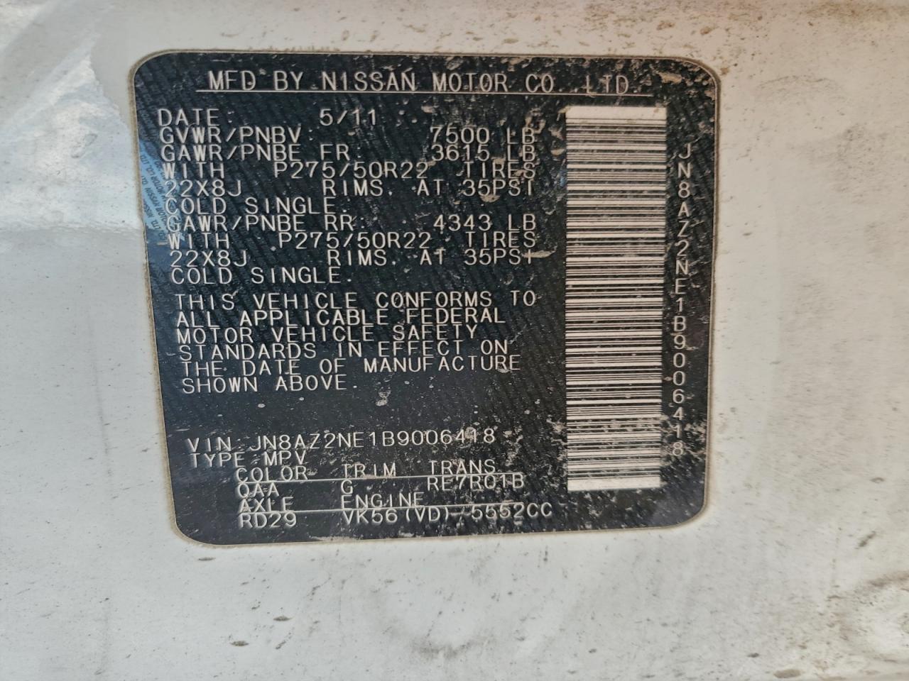 INFINITI Qx Image 11