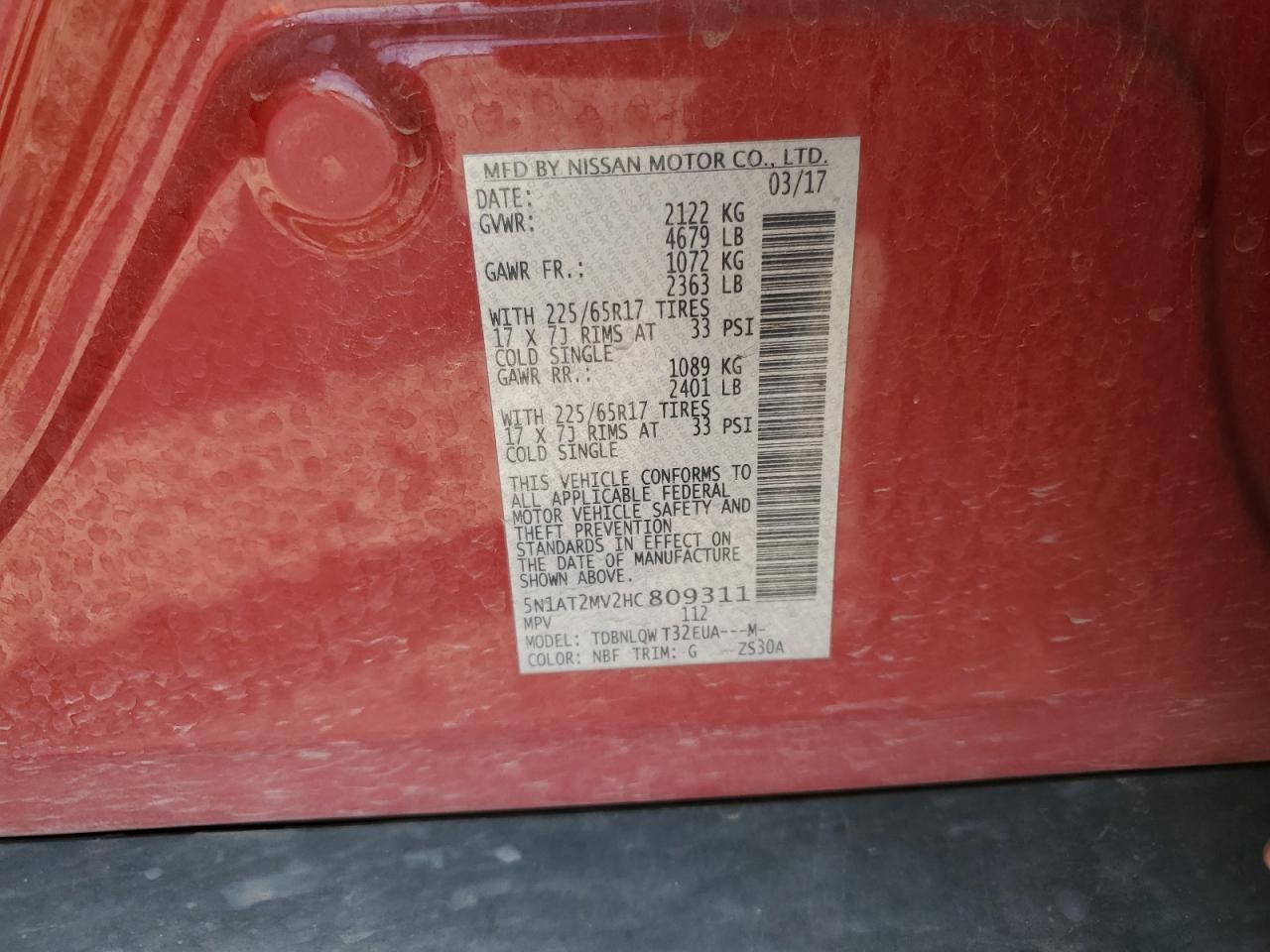 Nissan Rogue Sv Image 9