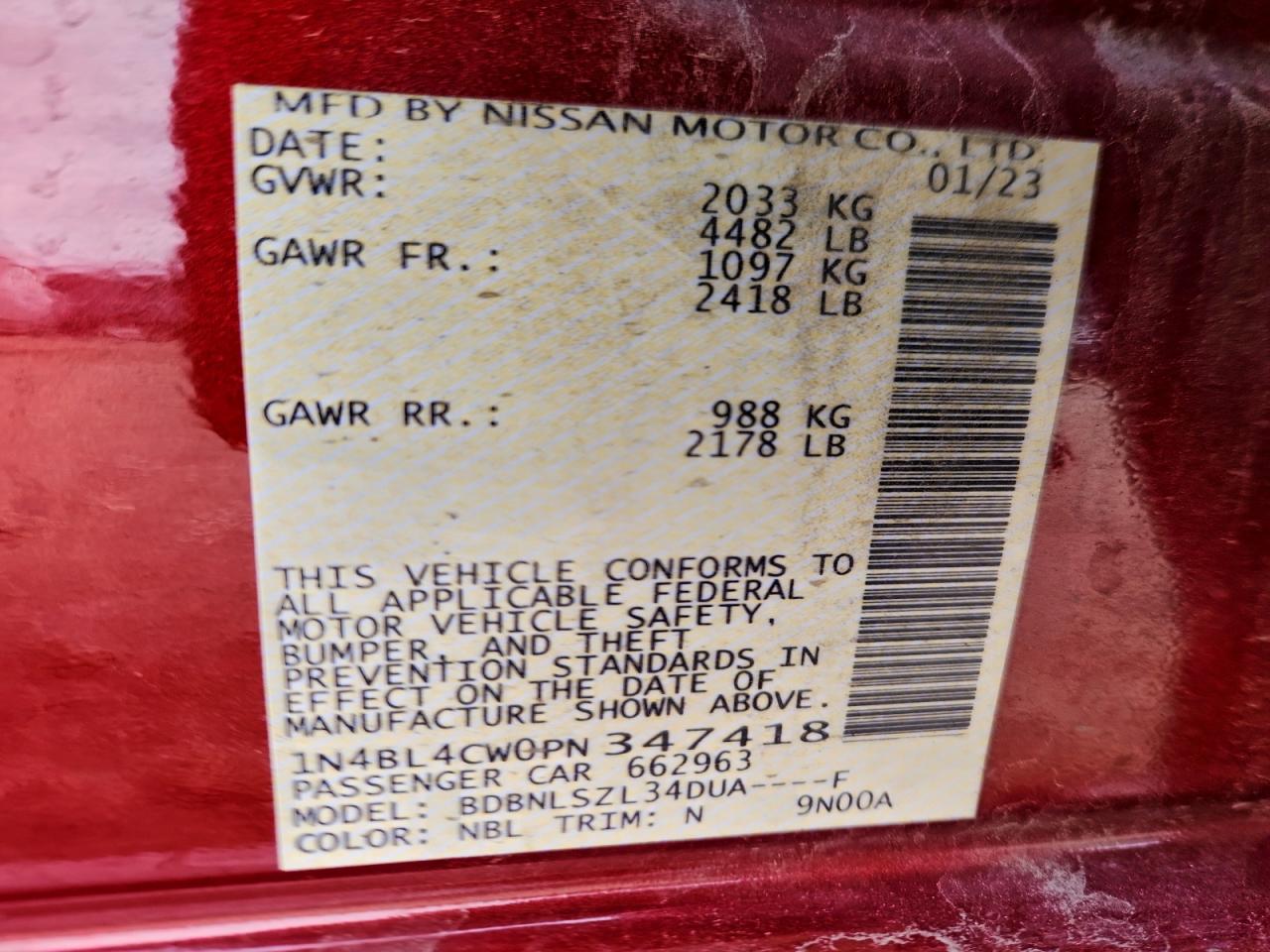 Nissan Altima Sr Image 9