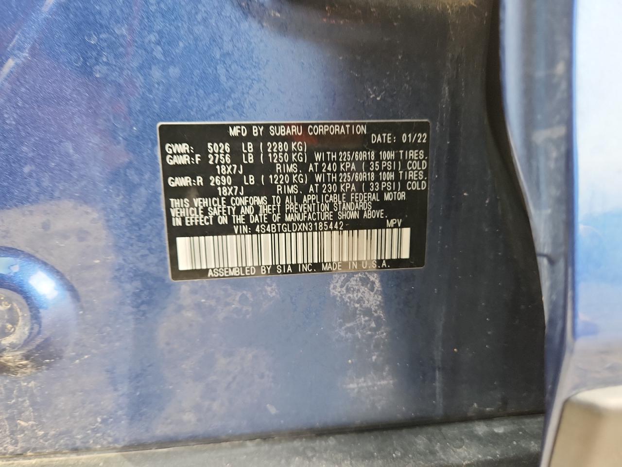 Subaru Outback Onyx Edition Xt Image 10