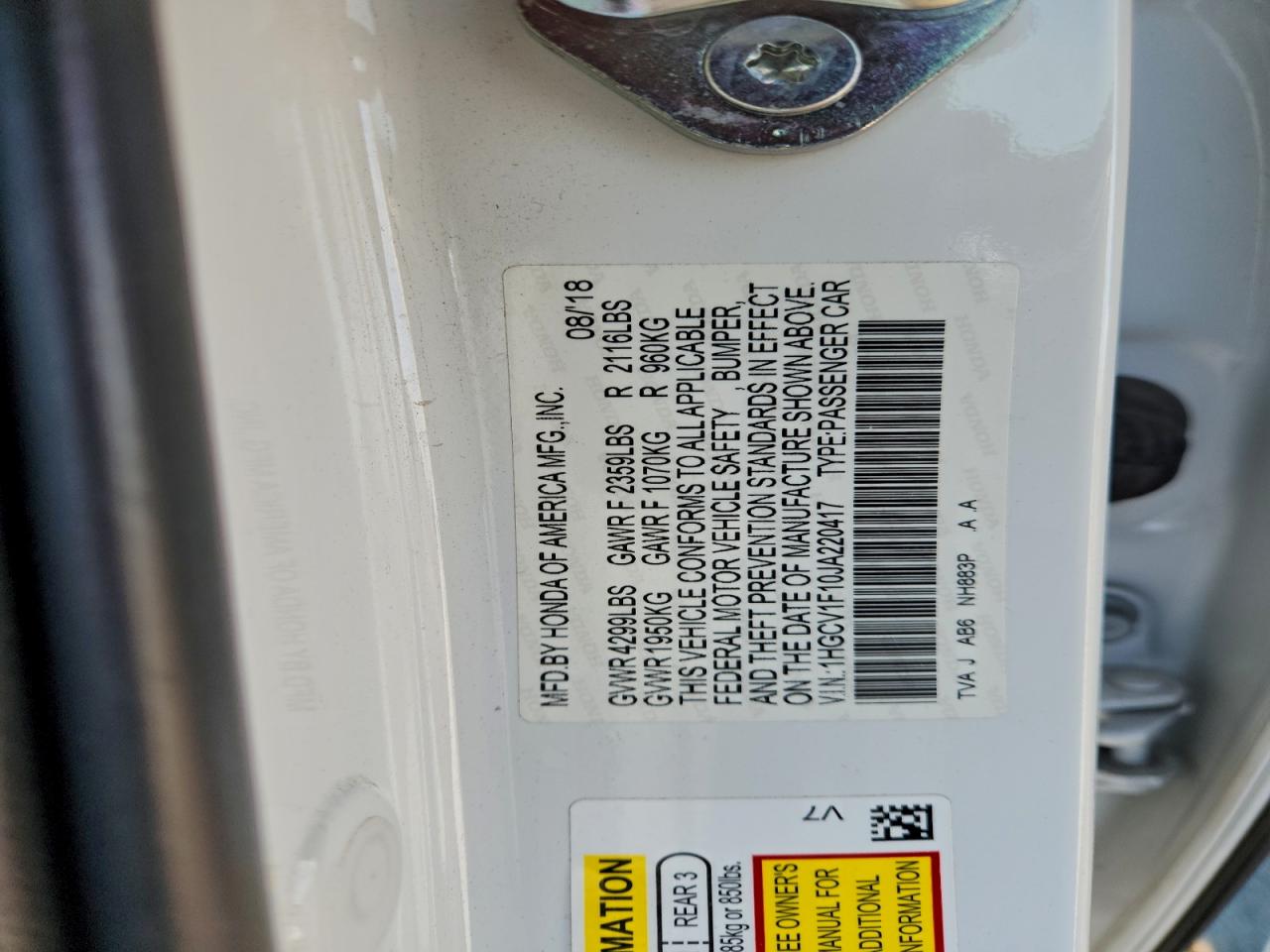 Honda Accord Lx Image 3