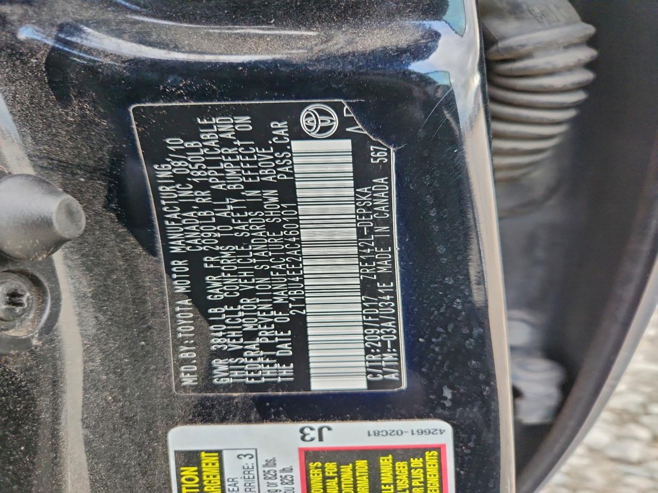 Toyota Corolla Base Image 10