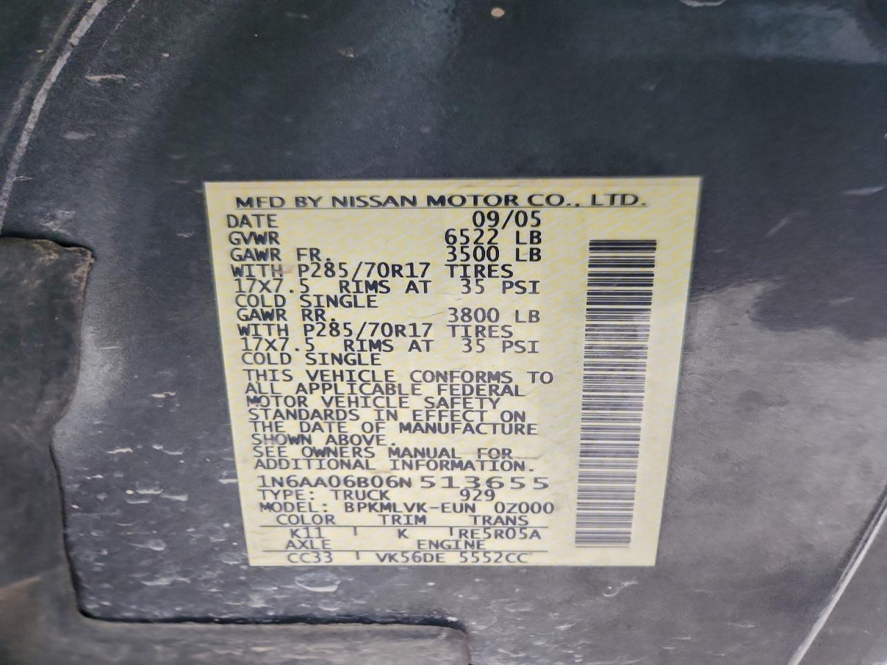 Nissan Titan Xe Image 7