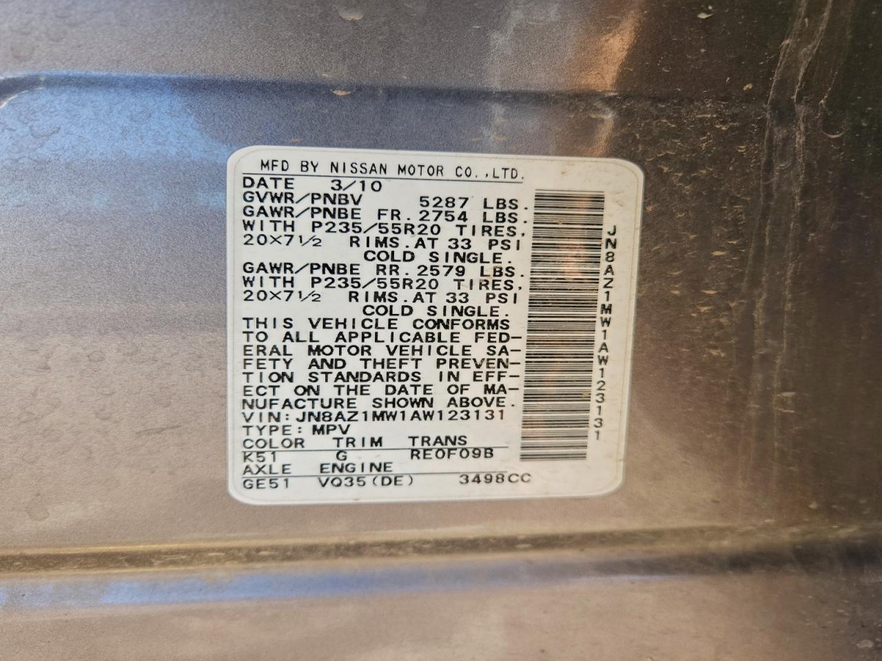 Nissan Murano S Image 7