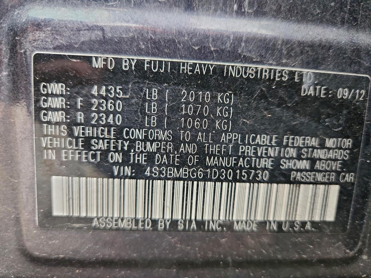 Subaru Legacy 2.5i Premium Image 5