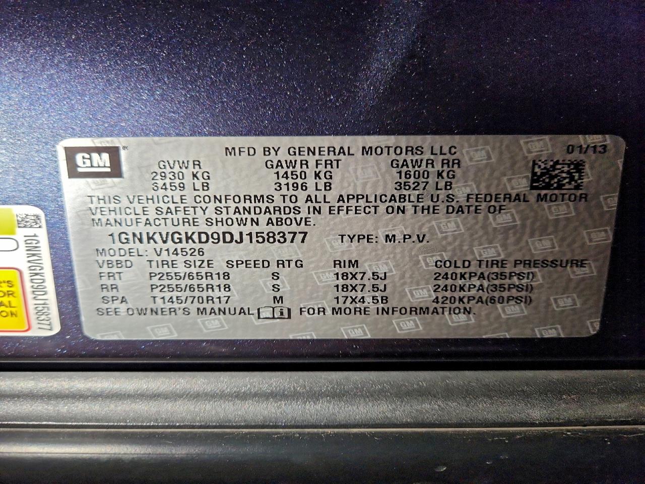 Chevrolet Traverse Lt Image 7