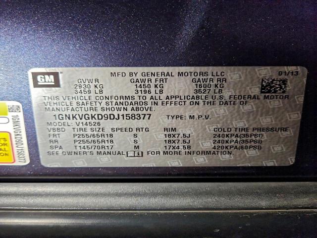 Chevrolet Traverse Lt Image 7