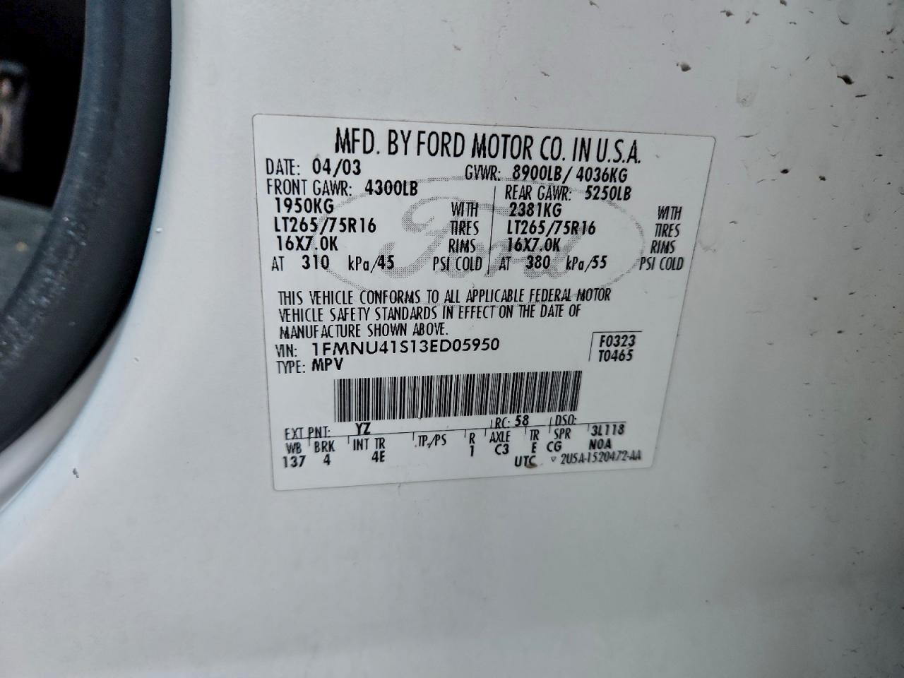 Ford Excursion Xlt Image 10