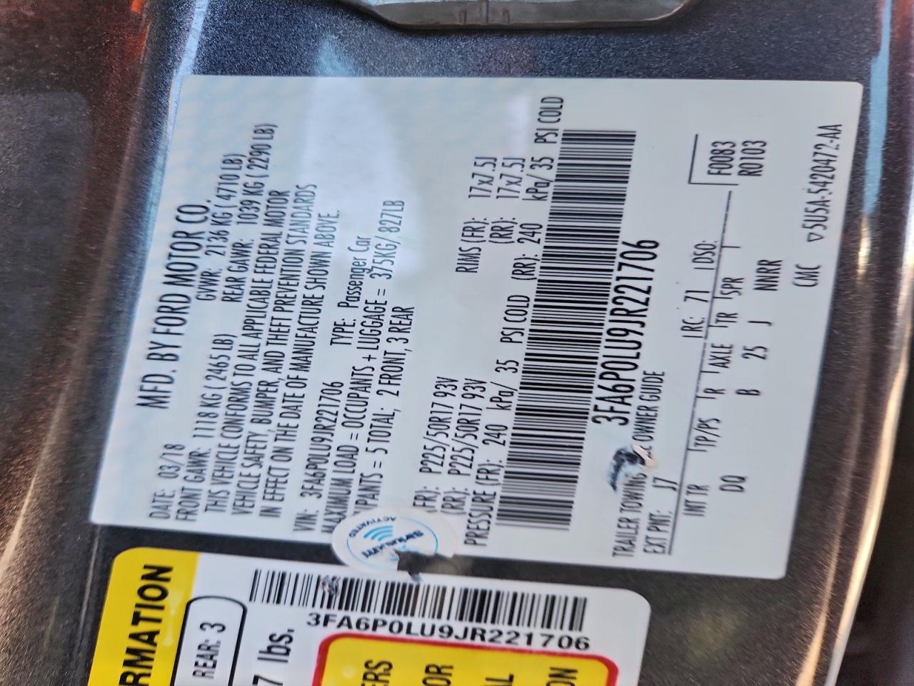 Ford Fusion Se Hybrid Image 7