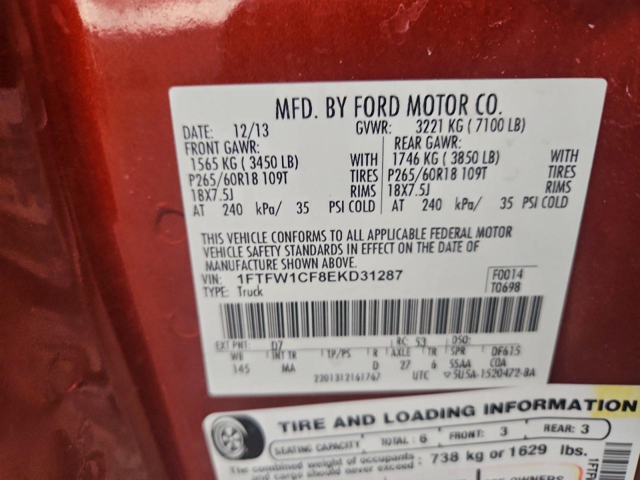 Ford F-150 Supercrew Image 7