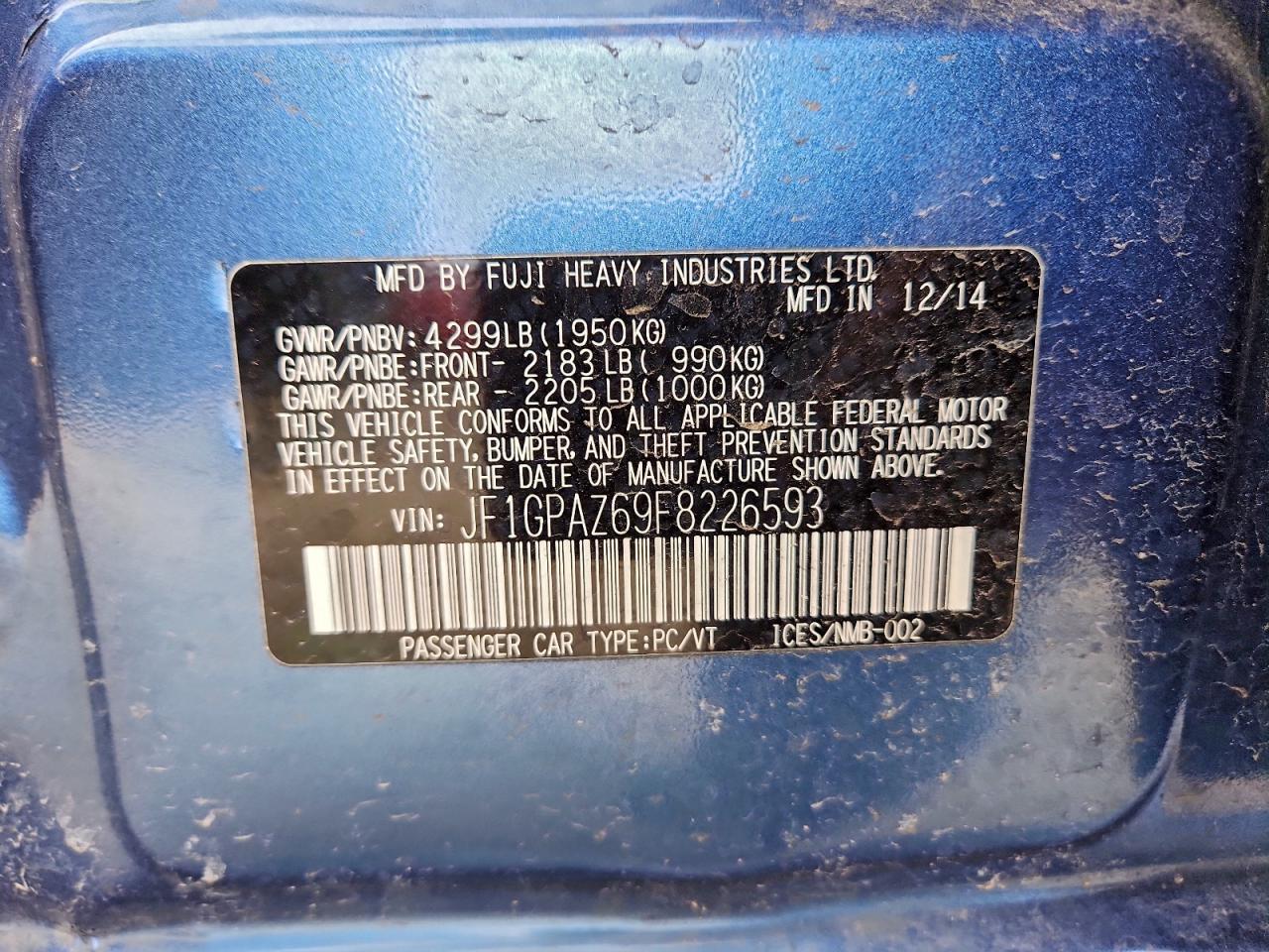 Subaru Impreza Sport Limited Image 9