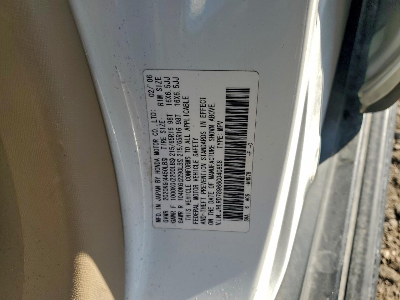 Honda Crv Se Image 12