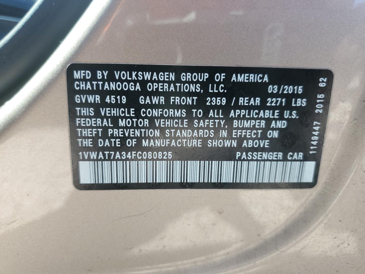 Volkswagen Passat S Image 10