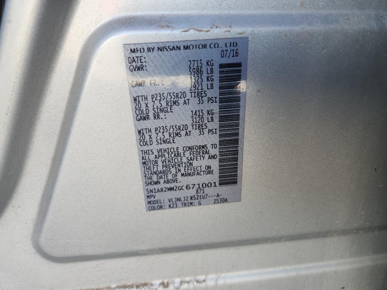 Nissan Pathfinder S Image 10