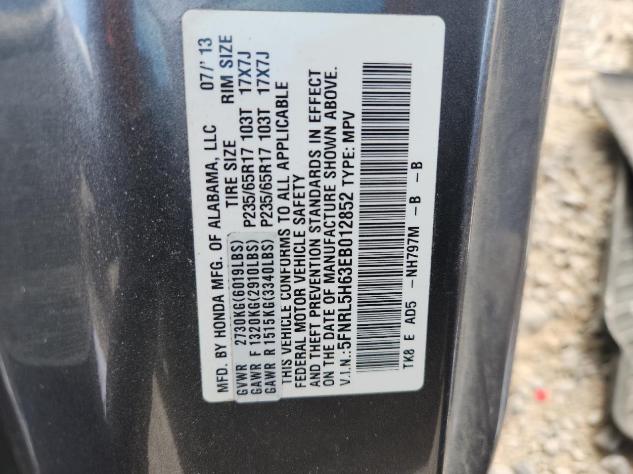 Honda Odyssey Exl Image 2