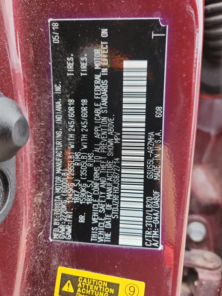 Toyota Highlander Se Image 8