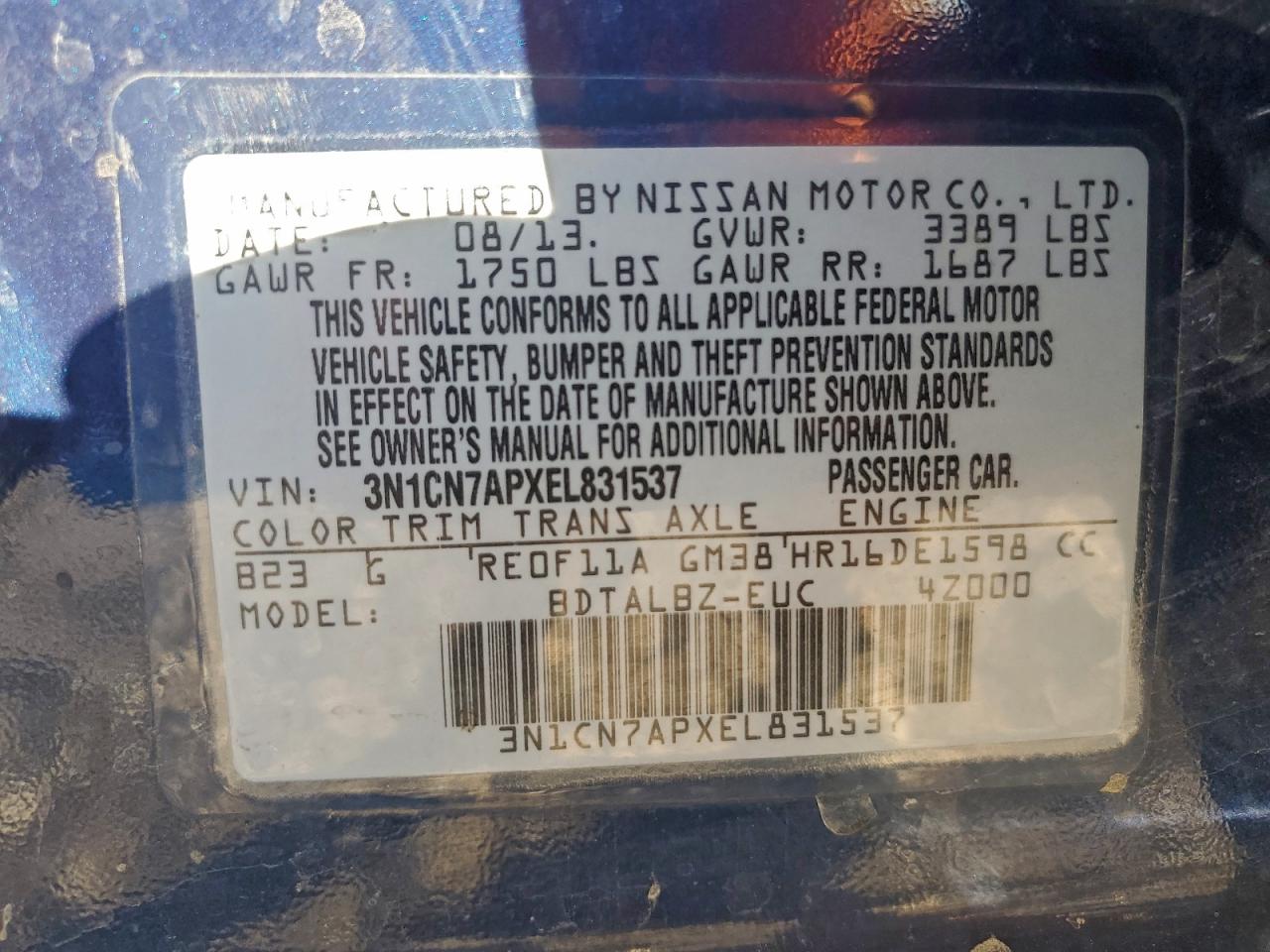 Nissan Versa S Image 11