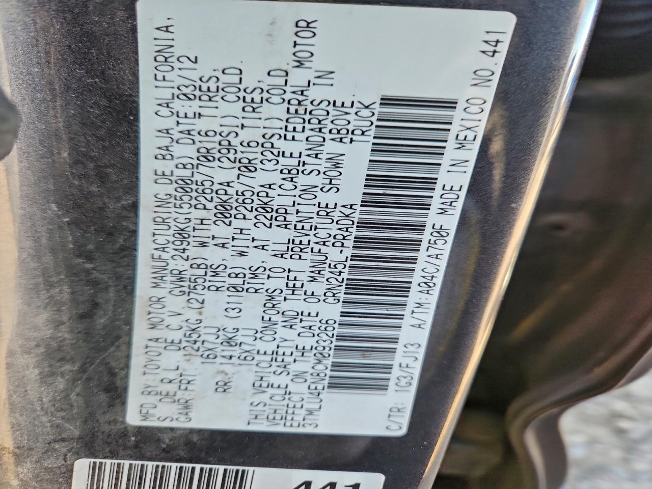 Toyota Tacoma Double Cab Image 12