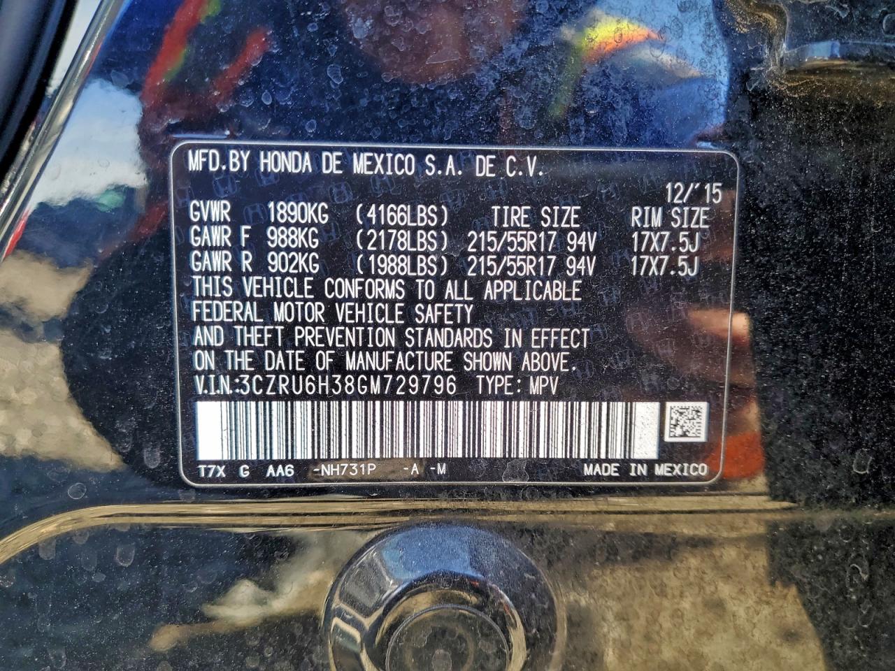 Honda HR-V Lx Image 11