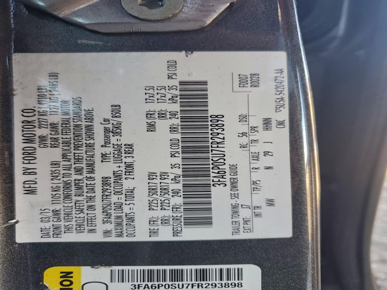 Ford Fusion Titanium Phev Image 8