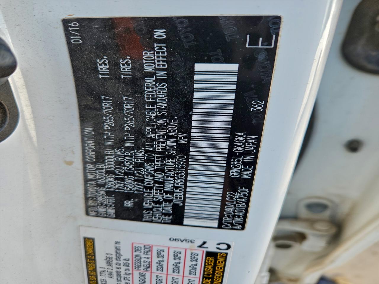 Toyota 4Runner Sr5/sr5 Premium Image 9