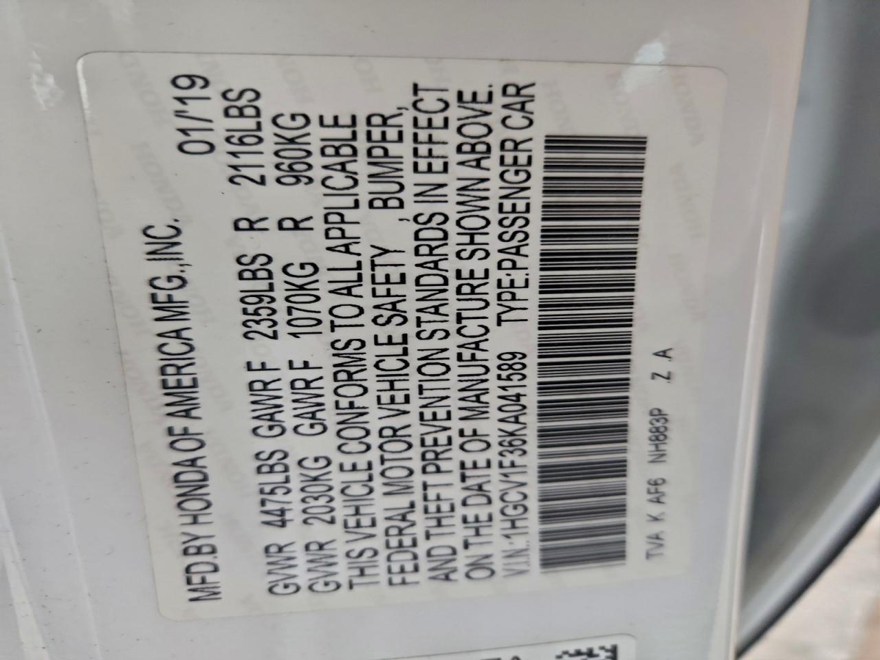 Honda Accord Sport Image 10