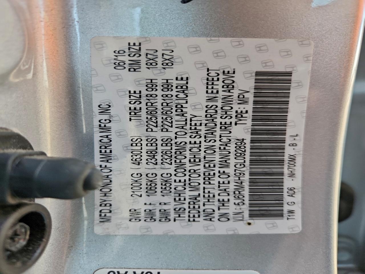 Honda Crv Touring Image 5