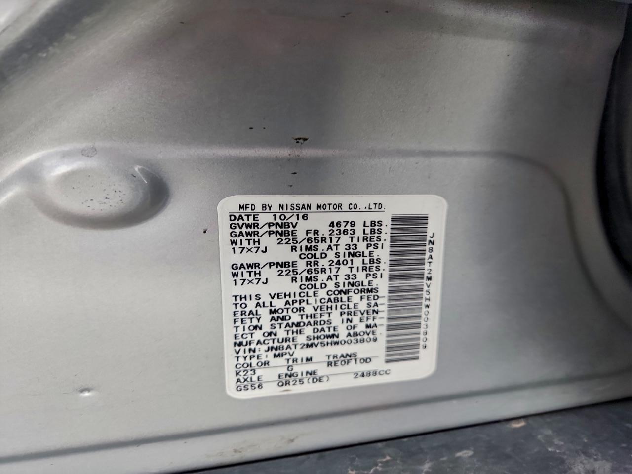 Nissan Rogue S Image 6