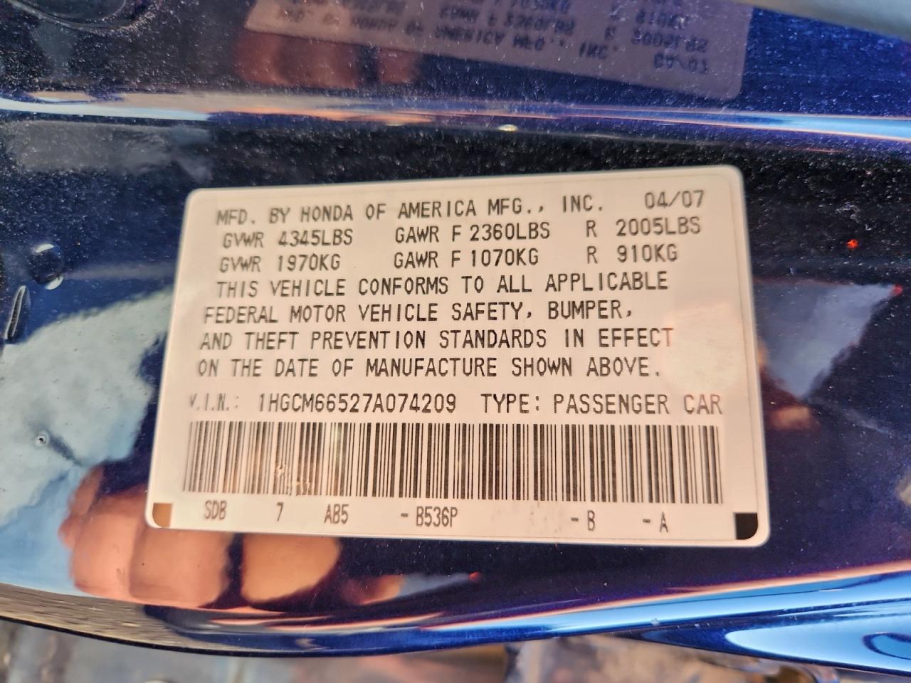 Honda Accord Ex Image 11