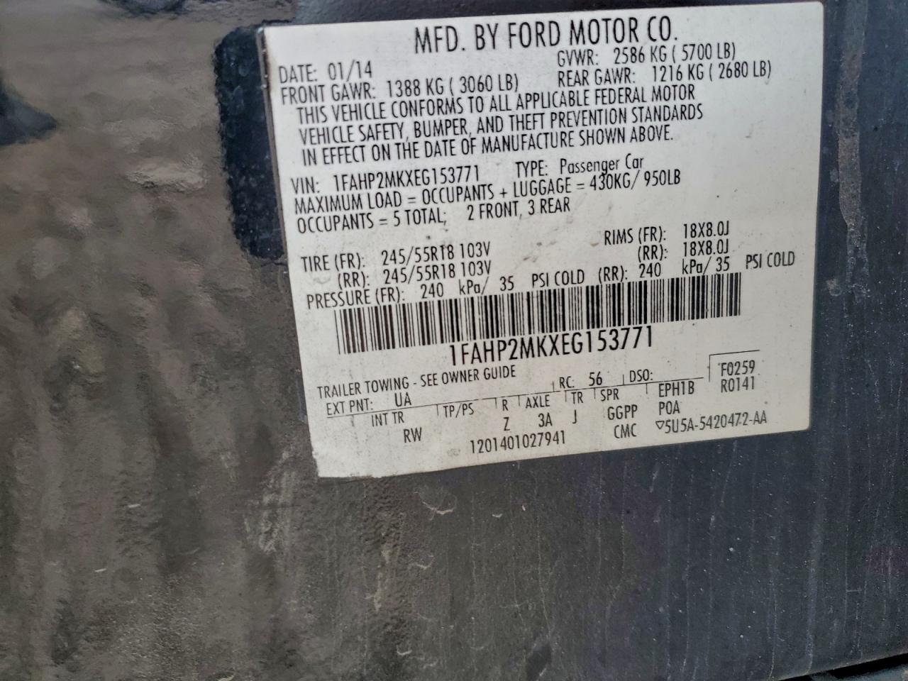 Ford Taurus Police Interceptor Image 11