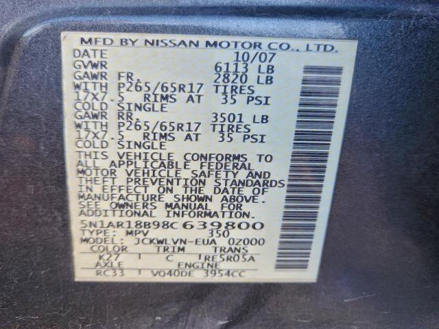 Nissan Pathfinder S Image 13