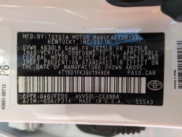 Toyota Camry Hybrid Image 2