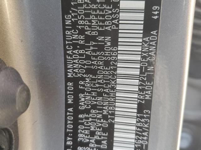 Toyota Corolla L Image 8