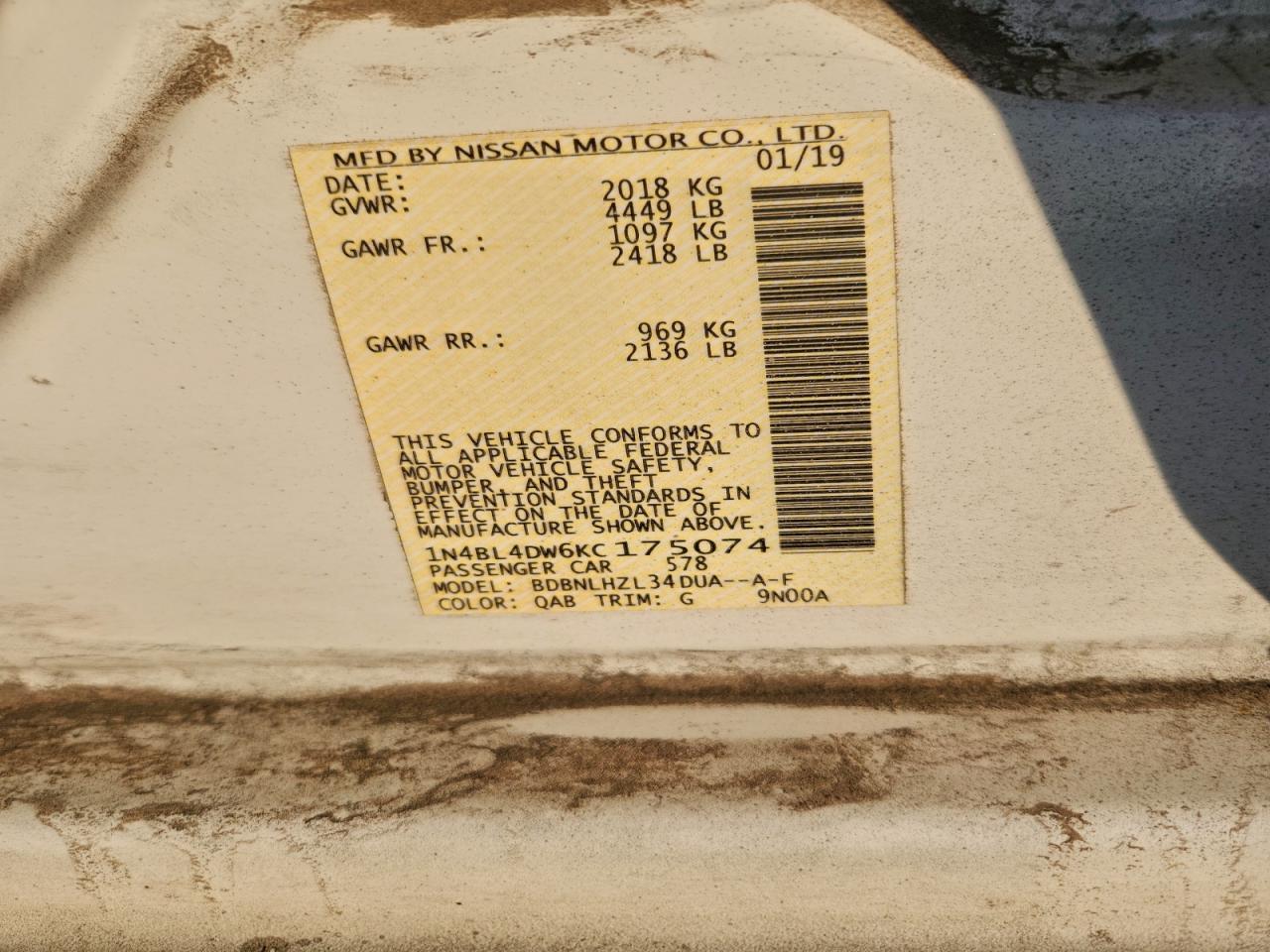 Nissan Altima Sv Image 7