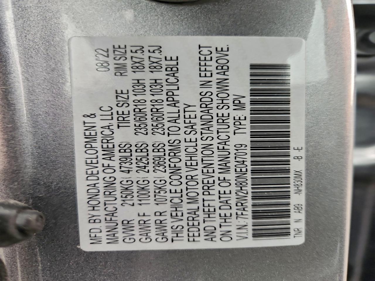 Honda Crv Exl Image 6