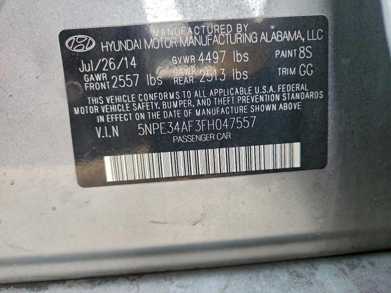 Hyundai SONATA Sport Image 9