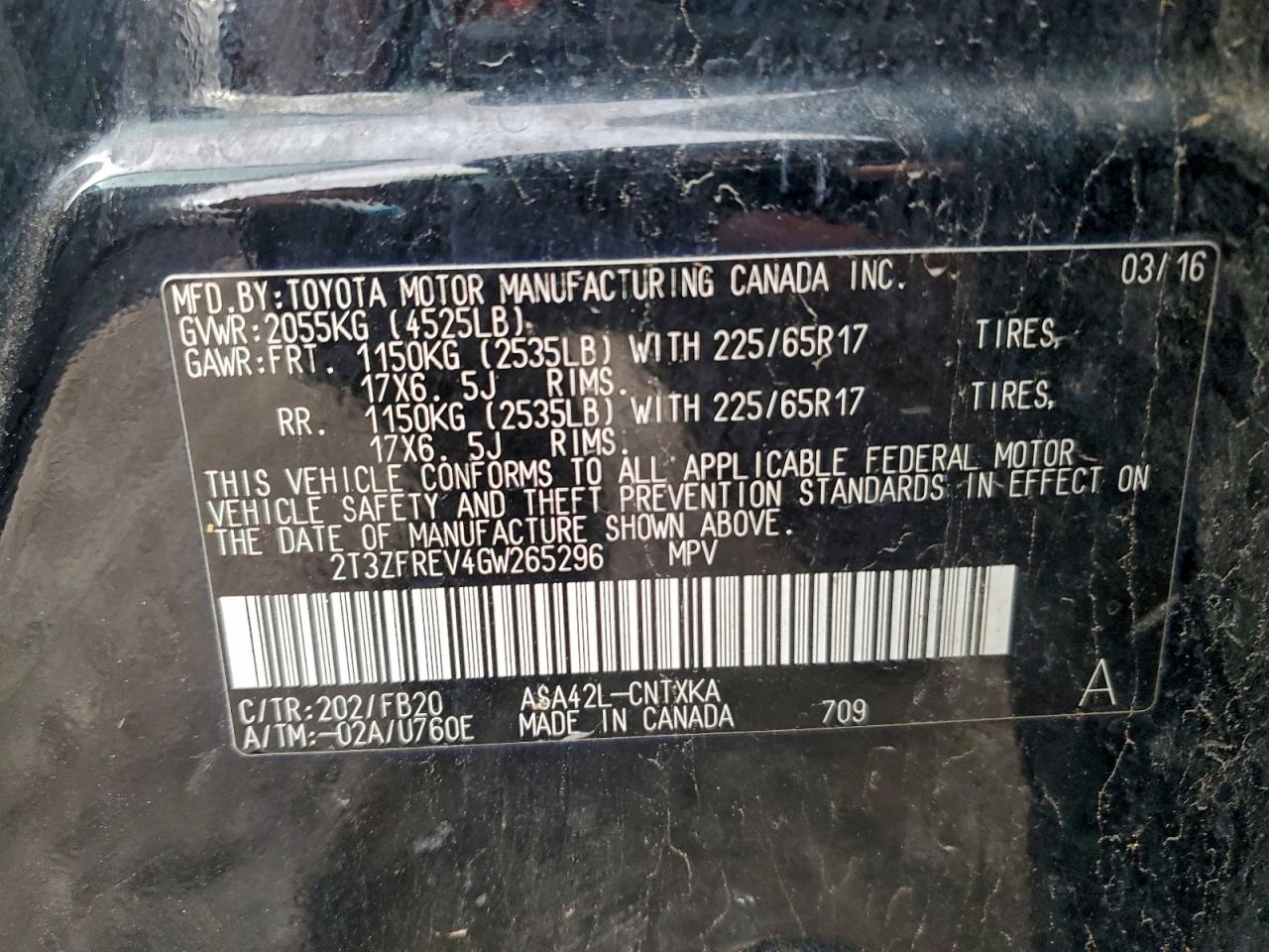 Toyota RAV4 Le Image 12