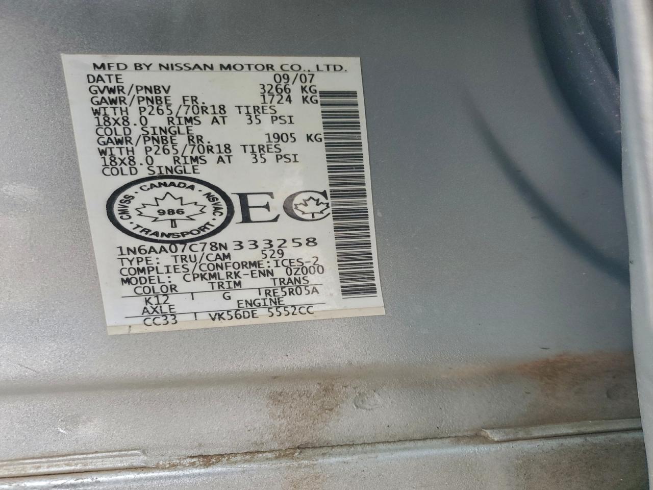 Nissan Titan Xe Image 10