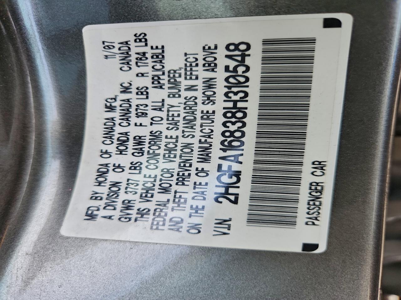 Honda Civic Ex Image 9