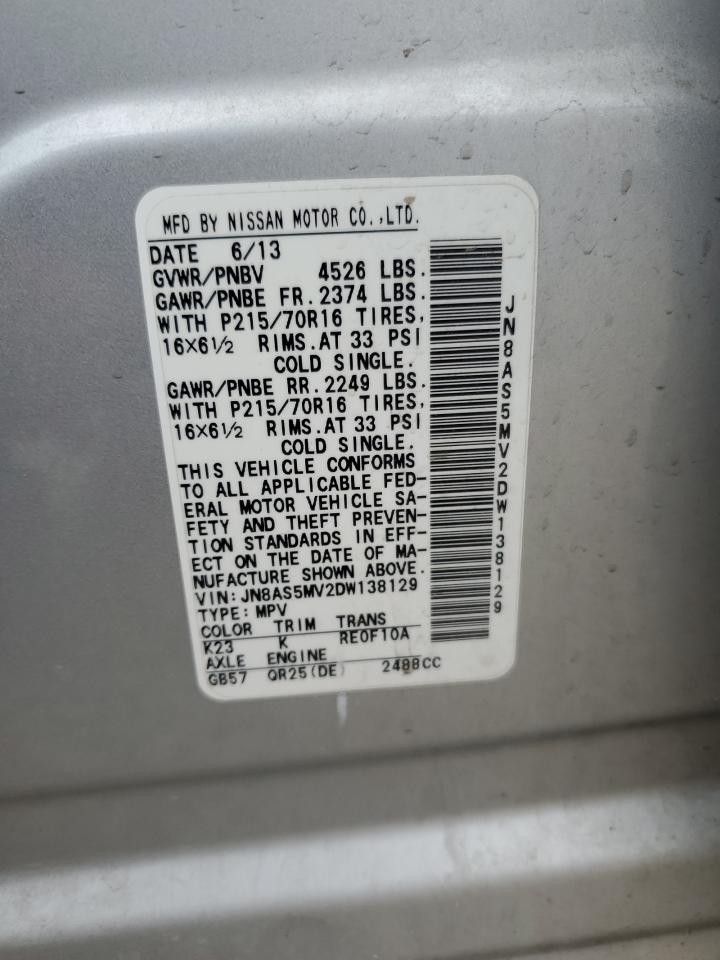 Nissan Rogue S Image 12