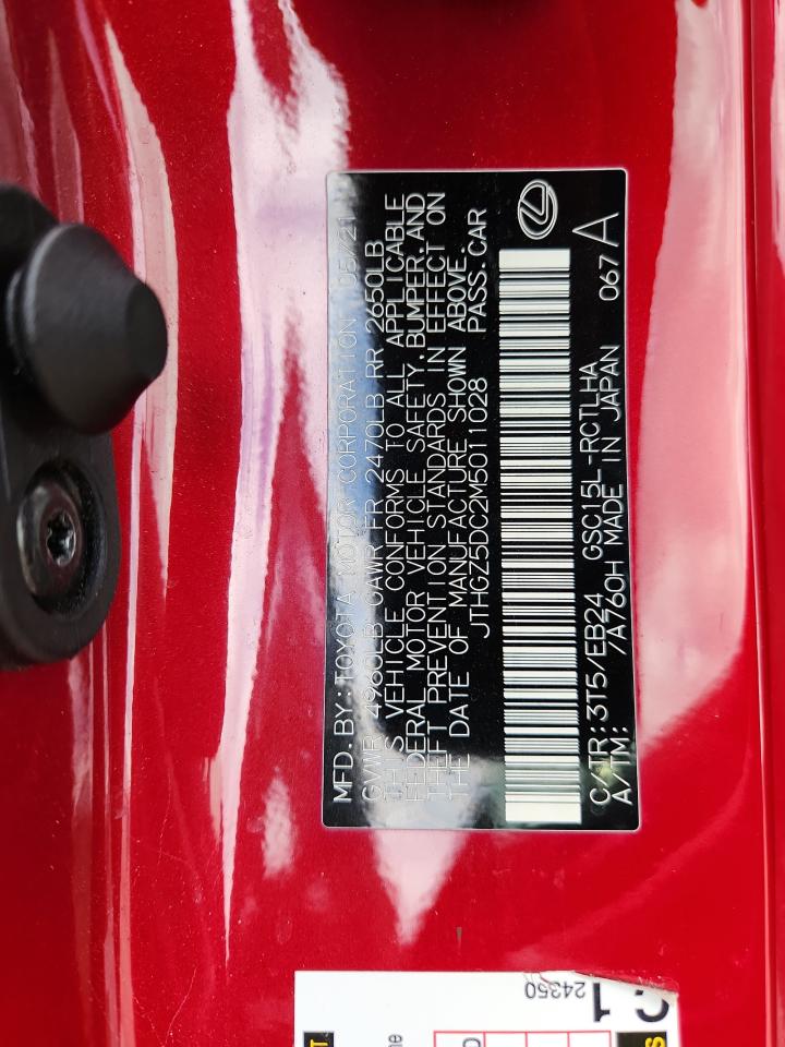 Lexus Rc 350 Base Image 8